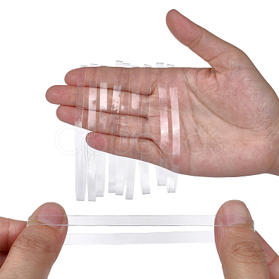 Transparent TPU Rubber Binding Band AJEW-NB0008-13B-1