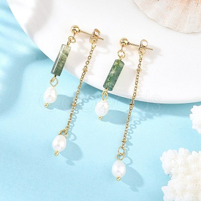 304 Stainless Steel Stud Earrings EJEW-JE07386-01-1