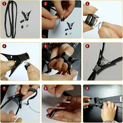 CHGCRAFT DIY Tie Clips Hardware Fastener for Clip On Tie FIND-CA0006-14-1