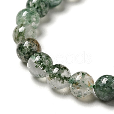 Natural Fuchsite Beads Strands G-K285-40A-1-1