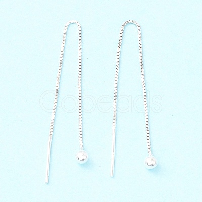 925 Sterling Silver Ear Thread STER-P047-09S-1
