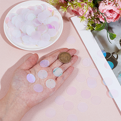 50G Ornament Accessories PVC Paillette/Sequins Pendants PVC-CY0001-01B-1