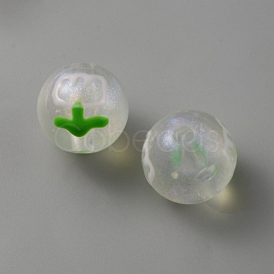 Transparent Acrylic Beads OACR-TAC0006-01D-1