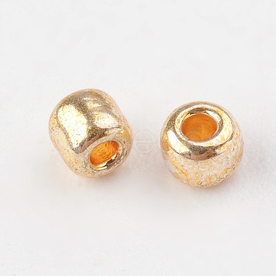 Electroplate Glass Seed Beads X-SEED-Q003-01-1