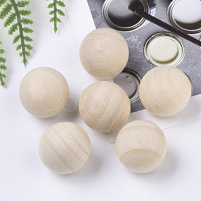 Unfinished Wood Beads X-WOOD-T014-20mm-1