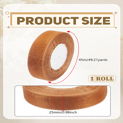 1 Roll Polyester Organza Ribbon OCOR-LP0001-31C-1