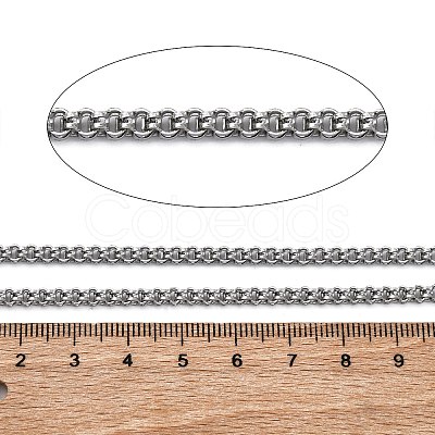 304 Stainless Steel Link Chains CHS-B006-07P-1