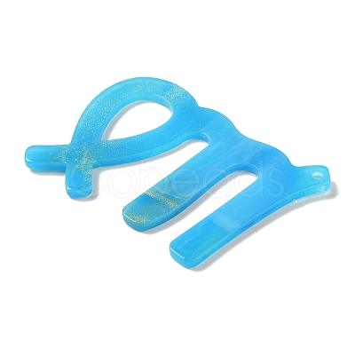 Acrylic Keychain Pendants SACR-S608-04B-01-1