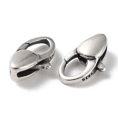 925 Thailand Sterling Silver Lobster Claw Clasps STER-D003-52P-1