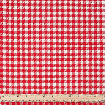 Tartan Pattern Cotton Fabric AJEW-WH0410-121B-1