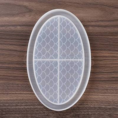 Oval DIY Silicone Jewelry Plate Molds LS-SIMO-P003-01A-1
