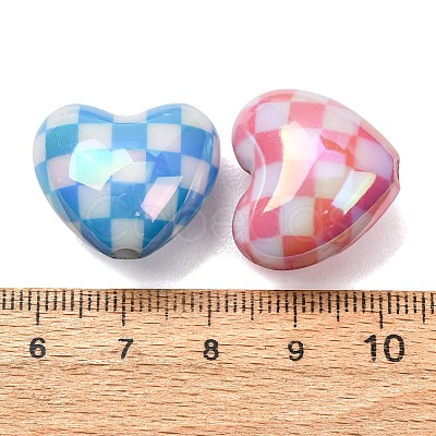 UV Plating Opaque Acrylic Beads AC-CBA8339-01B-1