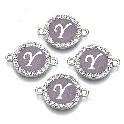 Alloy Enamel Links Connectors ENAM-TAC0003-01S-01Y-1