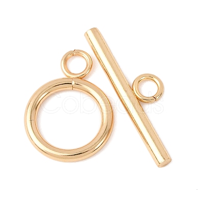 304 Stainless Steel Ring Toggle Clasps STAS-Q179-01G-1