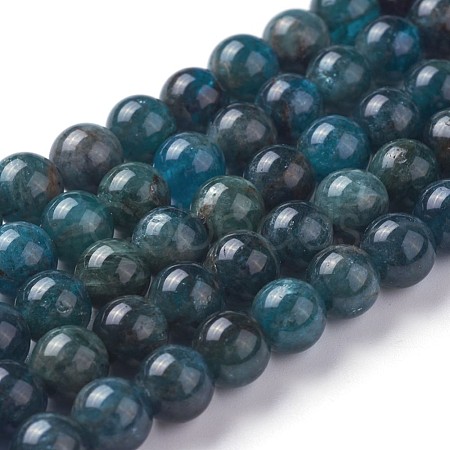 Natural Apatite Beads Strands G-F627-07-C-1