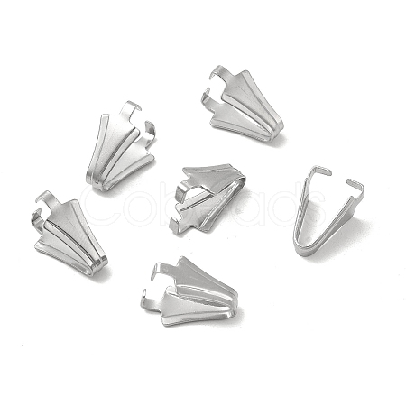 Non-Tarnish 304 Stainless Steel Snap on Bails STAS-P319-31P-1