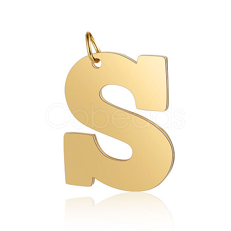 201 Stainless Steel Pendants STAS-S105-T585G-S-1