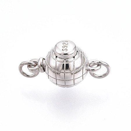 925 Sterling Silver Box Clasps STER-T007-138P-1