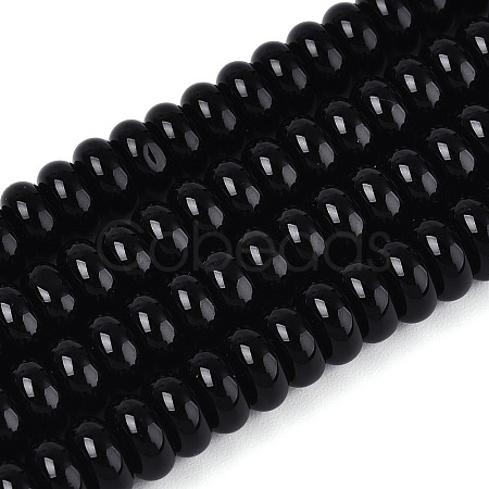 Opaque Solid Color Glass Beads Strands GLAA-ZX008-6mm-18F-1