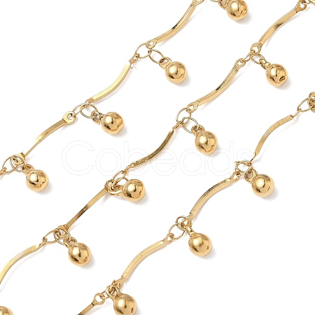 304 Stainless Steel Bar Link Chains CHS-G043-07C-G-1