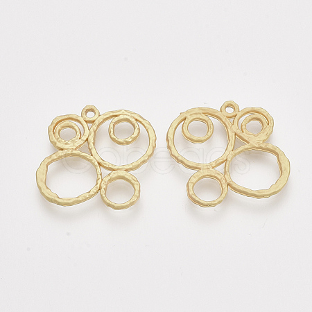 Alloy Open Back Bezel Pendants X-PALLOY-S121-87-1