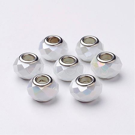 Glass European Beads GPDL-H008-3-1