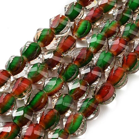 Two Tone Resin Beads Strands GLAA-T035-02G-1