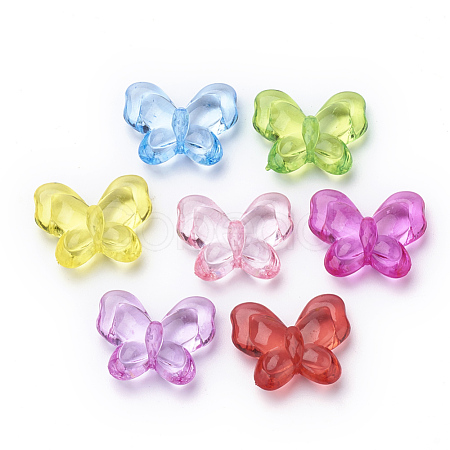 Transparent Acrylic Beads TACR-T002-18-1