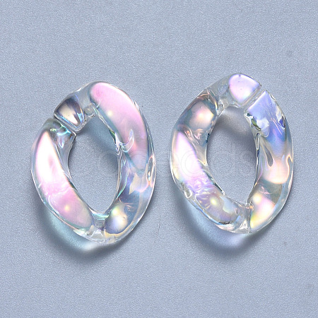 Transparent Acrylic Linking Rings OACR-S036-001A-D01-1