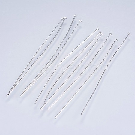 Tarnish Resistant 304 Stainless Steel Flat Head Pins STAS-F145-07P-0.6x50mm-1