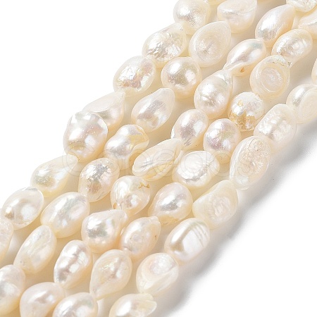 Natural Keshi Pearl Beads Strands PEAR-Z002-19-1