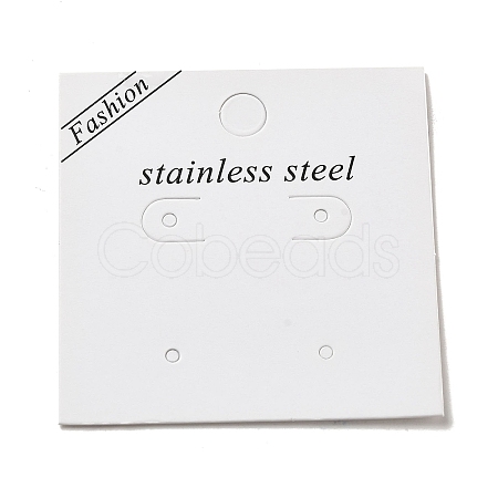 Paper Display Card with Word Stainless Steel CDIS-L009-10-1