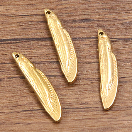 304 Stainless Steel Pendants STAS-C138-05A-G-1