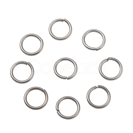 Brass Open Jump Rings JRC8MM-B-1