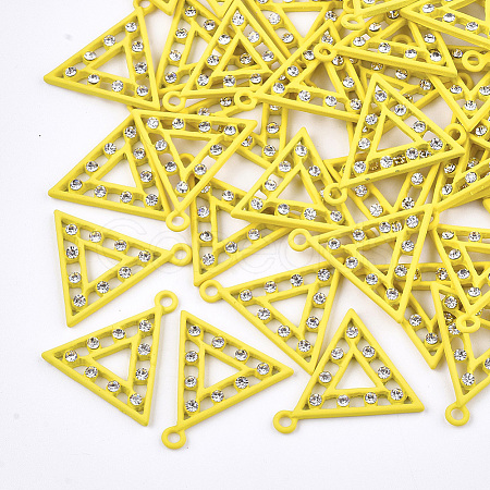 Spray Painted Alloy Pendants PALLOY-S122-03C-1