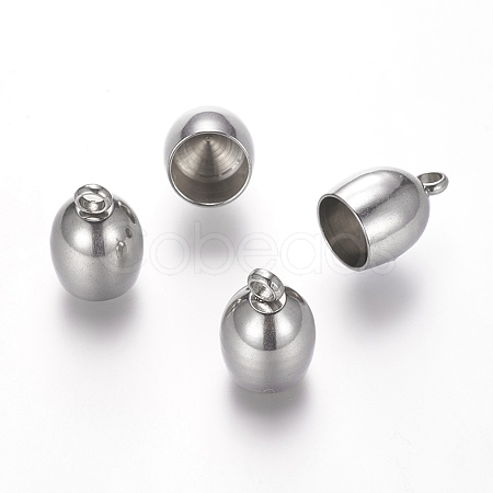 Tarnish Resistant 304 Stainless Steel Cord Ends STAS-E136-62-1