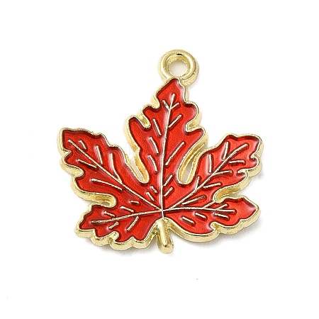 Thanksgiving Day Theme Alloy Enamel Pendants ENAM-M002-03G-15-1