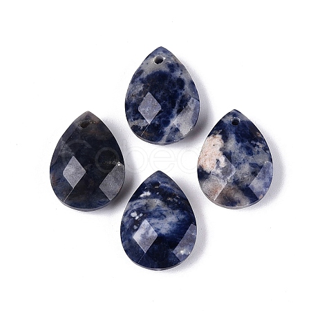 Natural Sodalite Pendants G-N362-13N-1