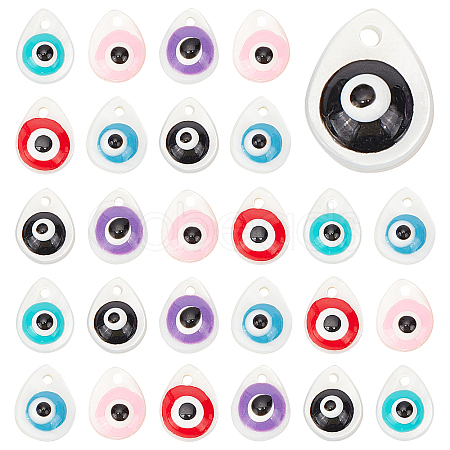 50Pcs Natural Freshwater Shell Charms SHEL-SC0001-22-1