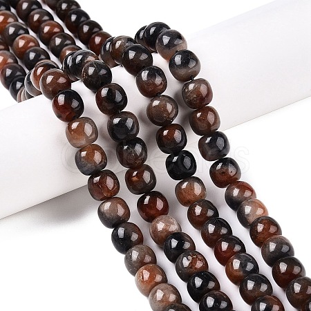 Dyed Natural White Jade Beads Strands G-T138-D06-1