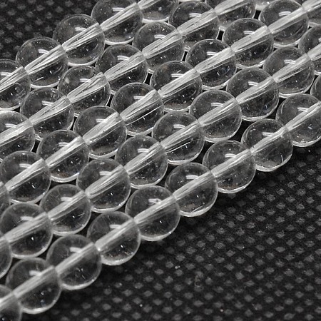 Imitate Austrian Crystal Glass Round Bead Strands GLAA-F030-10mm-01-1