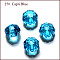 K9 Glass, Imitation Austrian Crystal Beads, Grade AAA, Faceted, Octagon, Dodger Blue, 6x4mm, Hole: 0.7~0.9mm