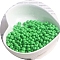 Macaron Baking Paint Glass Seed Beads, Fringe Teardrop Beads, Lime Green, 5mm