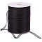 Organza Ribbon, Galloon, Black, 1/4 inch(6mm), 500yards/Roll(457.2m/Roll)