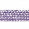 Cubic Zirconia Bead Strands, Faceted Rondelle, Medium Purple, 3x2mm, Hole: 0.6mm, about 164~172pcs/strand, 14.57~14.88 inch(37~37.8cm)