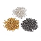 Brass Crimp Beads,Tube, Mixed Color, 2x2mm, Hole: 1.5mm, 3 colors, 635pcs/color, 1905pcs