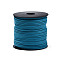 Eco-Friendly Faux Suede Cord, Faux Suede Lace, Steel Blue, 3.0x1.4mm, about 98.42 yards(90m)/roll