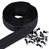 Nylon Invisible Widen Zipper Fastener FIND-BC0001-69A-2