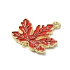 Thanksgiving Day Theme Alloy Enamel Pendants ENAM-M002-03G-15-2