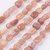 Natural Sunstone Beads Strands G-F439-04-1